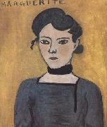 Henri Matisse Portrait of Marguerite (mk35) oil painting on canvas